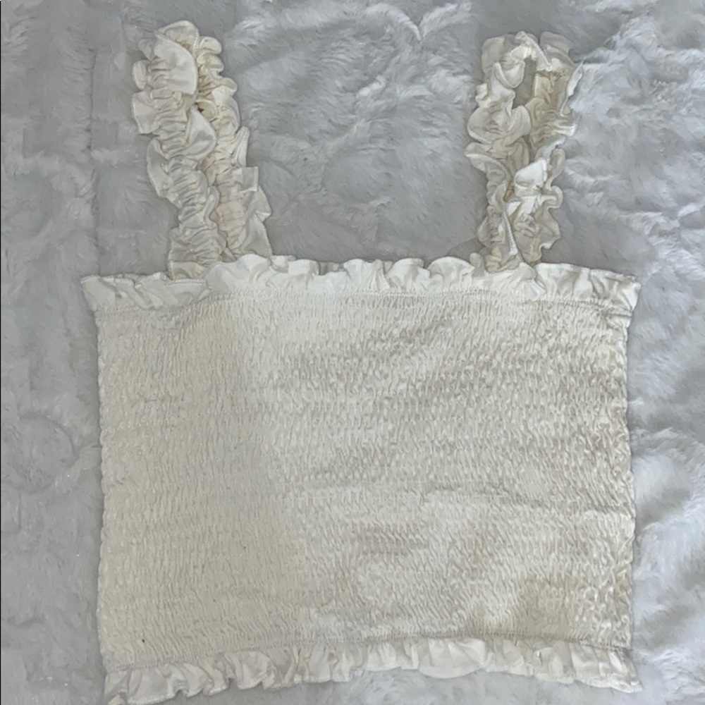 Ruffle SHIEN cropped tank top
